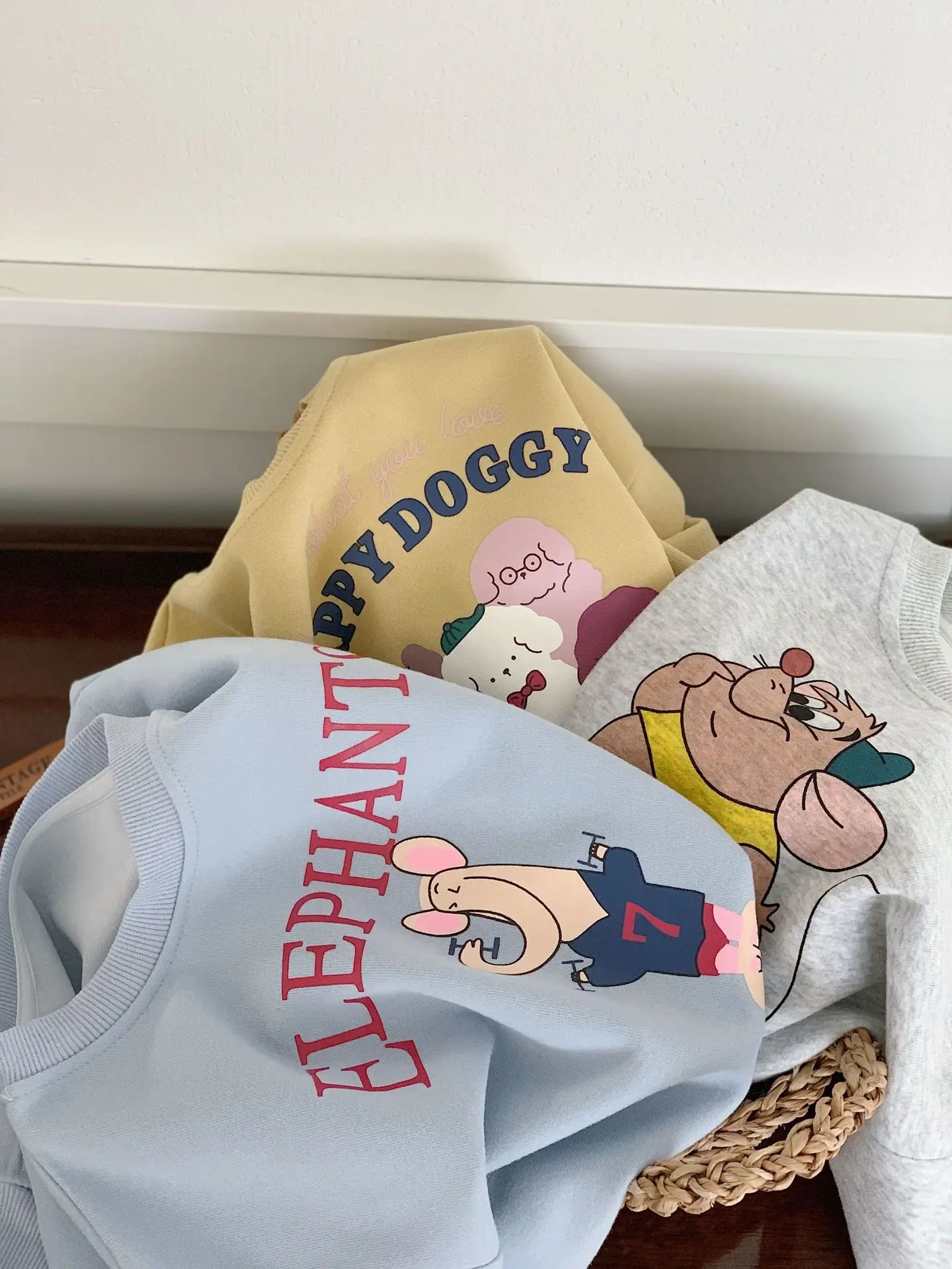 Children's Cartoon Printed Crewneck Sweater 2024 Spring Autumn - Image 6
