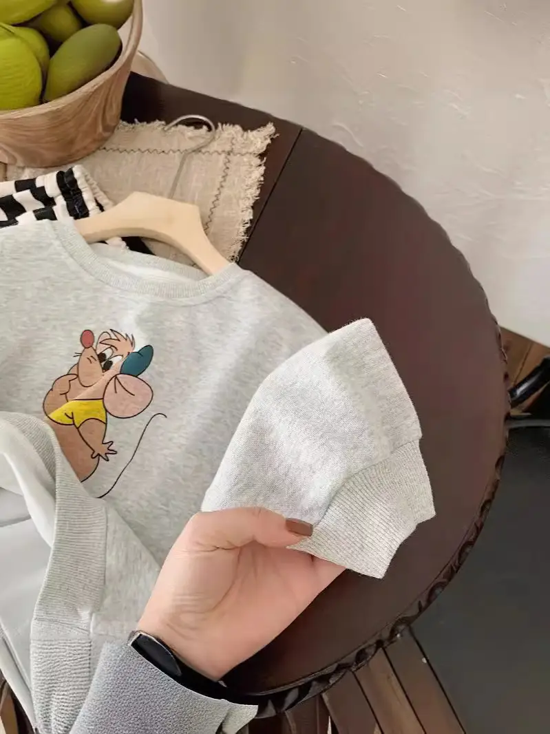 Children's Cartoon Printed Crewneck Sweater 2024 Spring Autumn - Image 8