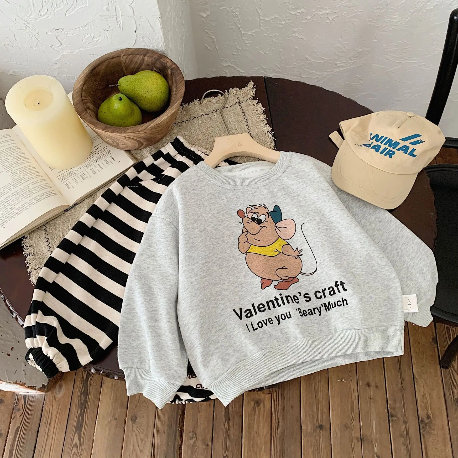 Children's Cartoon Printed Crewneck Sweater 2024 Spring Autumn — feature 11