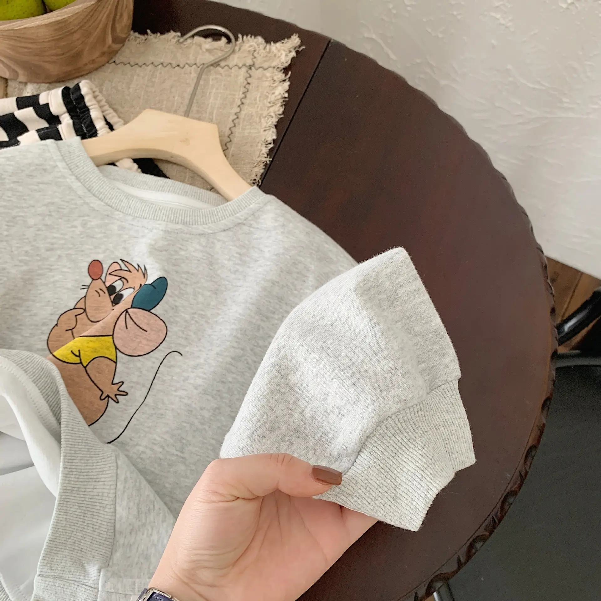Children's Cartoon Printed Crewneck Sweater 2024 Spring Autumn — feature 14
