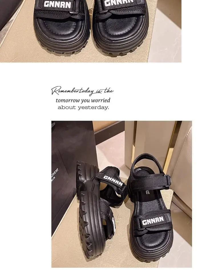 White Green Man Sandals for Women Lightweight Casual Beach Wear — feature 14