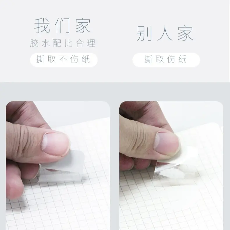 Morandi Color Index Paste Can be Written by Students with Notes Internet Red Post-it Paste Small Sticks Transparent Guide Paste