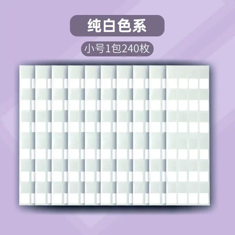 Morandi Color Index Paste Can be Written by Students with Notes Internet Red Post-it Paste Small Sticks Transparent Guide Paste