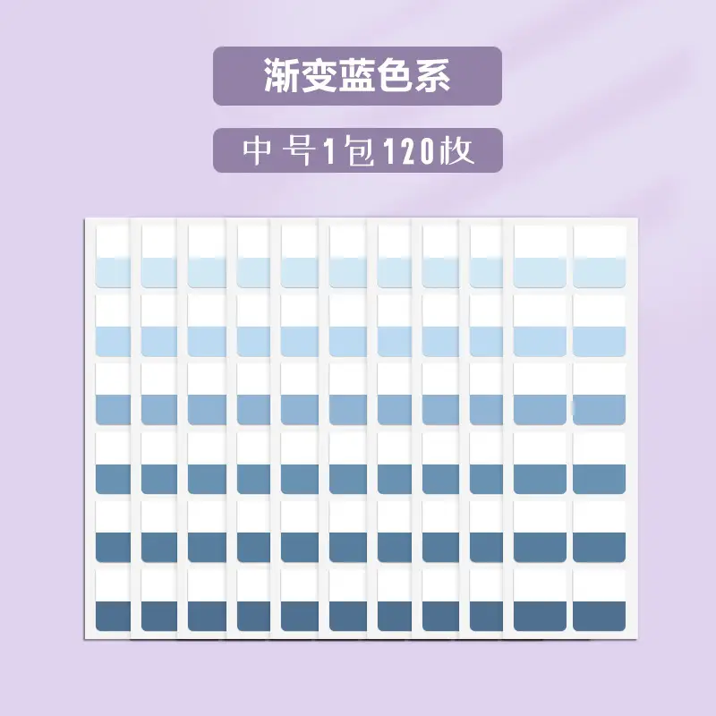 Morandi Color Index Paste Can be Written by Students with Notes Internet Red Post-it Paste Small Sticks Transparent Guide Paste
