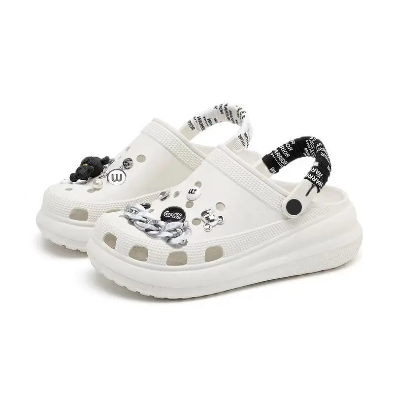 Cross Cave Shoes Puff Thick-soled Cave Shoes Women's Outwear Smelly Foot-free Cave Shoes eva Anti-odor Women's High-height Shoes - Image 13