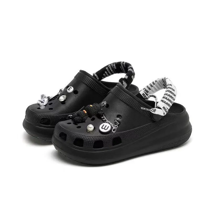 Cross Cave Shoes Puff Thick-soled Cave Shoes Women's Outwear Smelly Foot-free Cave Shoes eva Anti-odor Women's High-height Shoes — feature 14