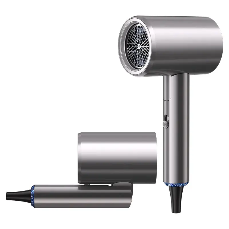 High Power Hair Dryer with Hot & Cold Air, Silver, 10W - Image 7