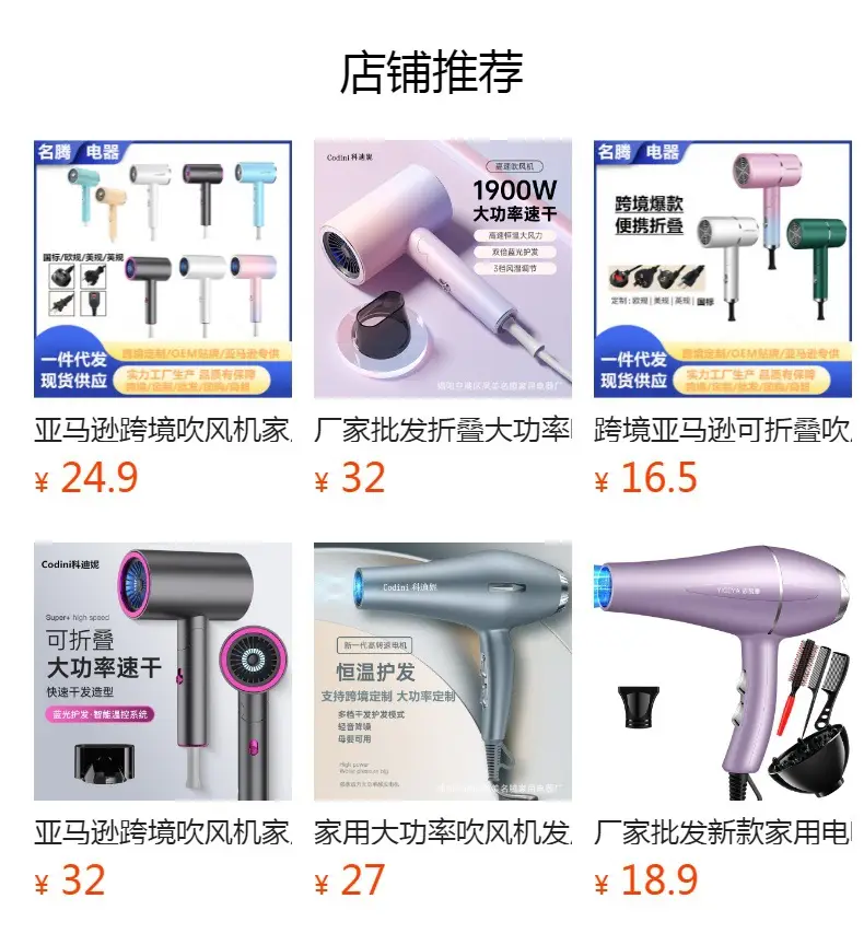 High Power Hair Dryer with Hot & Cold Air, Silver, 10W — feature 1