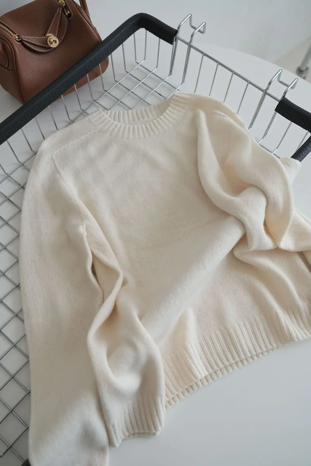 100% Pure Wool Soft Sweater for Women, Autumn and Winter Thick Loose Pullover, Lazy Style Base Knit Top, Export — feature 35