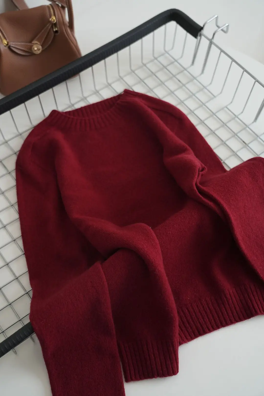 100% Pure Wool Soft Sweater for Women, Autumn and Winter Thick Loose Pullover, Lazy Style Base Knit Top, Export