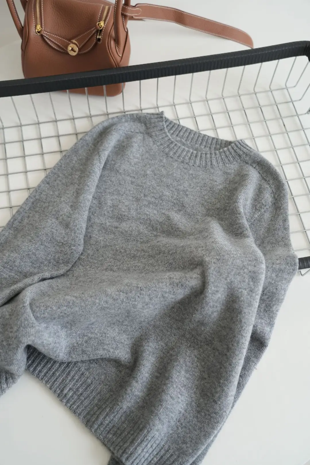 100% Pure Wool Soft Sweater for Women, Autumn and Winter Thick Loose Pullover, Lazy Style Base Knit Top, Export