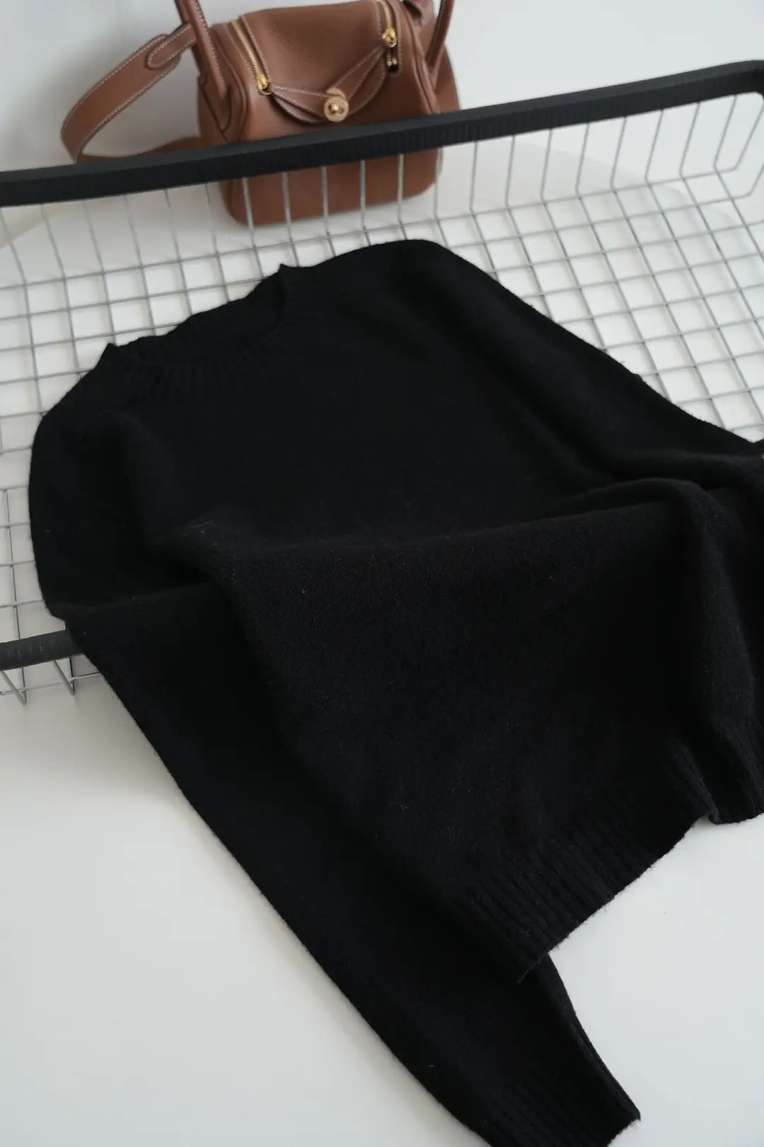 100% Pure Wool Soft Sweater for Women, Autumn and Winter Thick Loose Pullover, Lazy Style Base Knit Top, Export