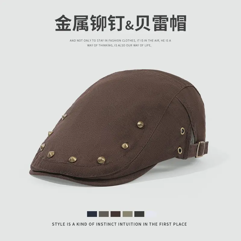 Korean Beret Cap Men Women Outdoor Forward Cap - Image 11