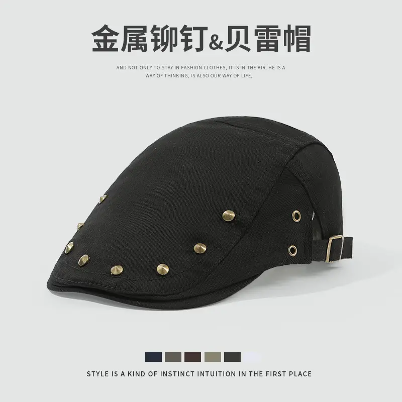 Korean Beret Cap Men Women Outdoor Forward Cap - Image 9