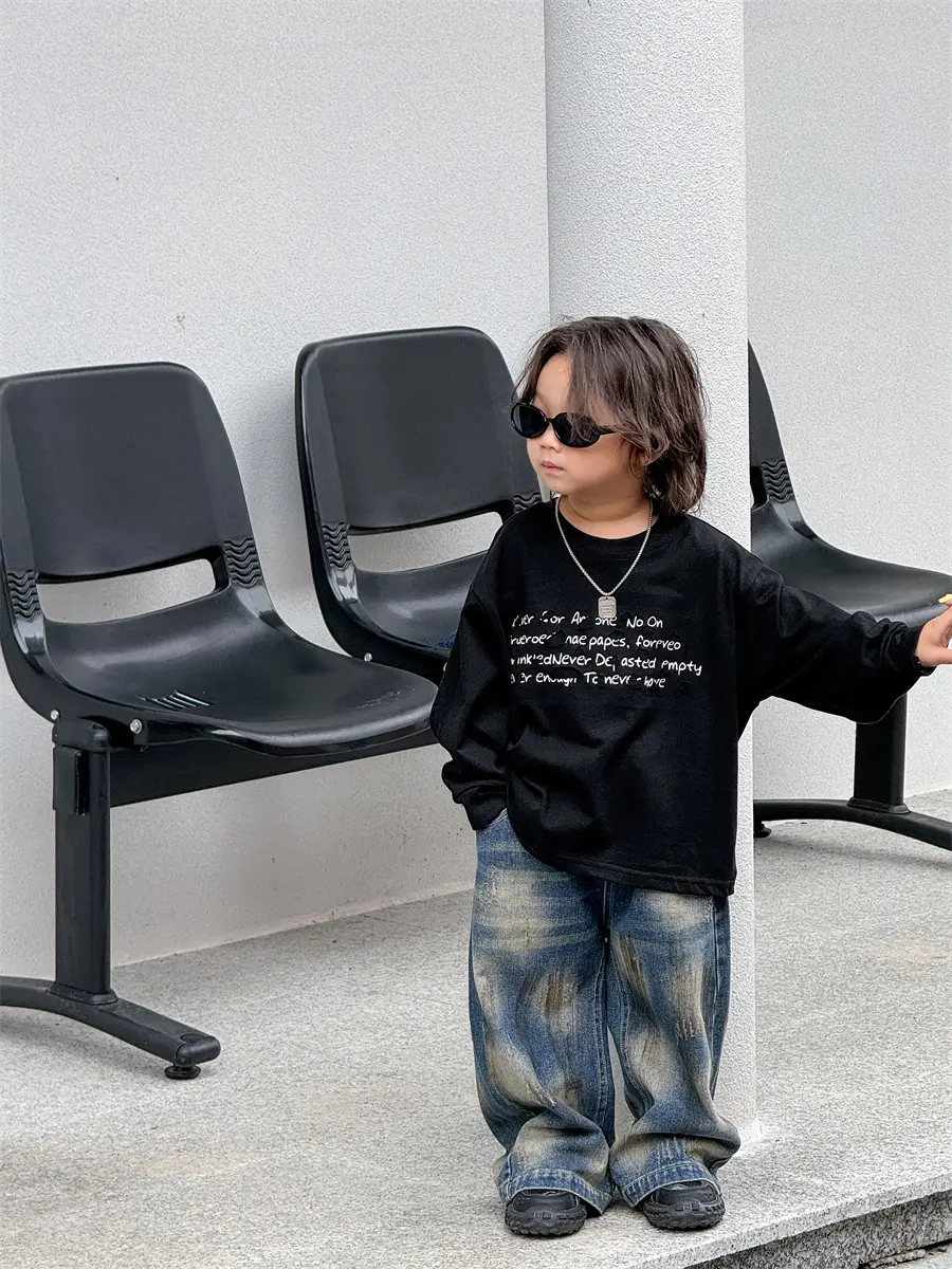 Korean Style Loose Cotton T-Shirt for Boys 2025 — feature 15