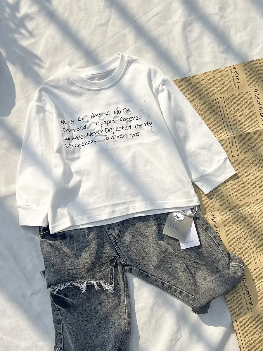Korean Style Loose Cotton T-Shirt for Boys 2025 — feature 20