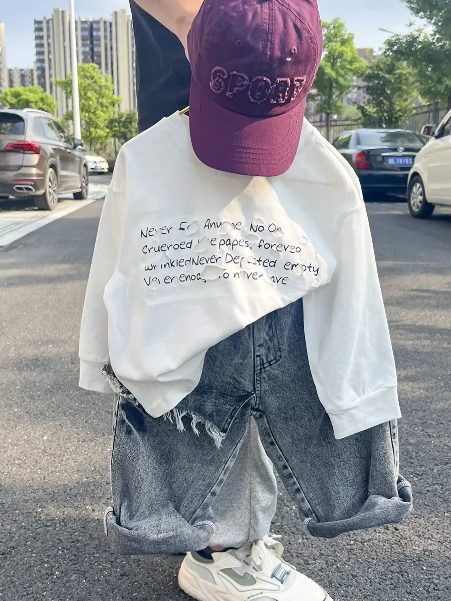 Korean Style Loose Cotton T-Shirt for Boys 2025 — feature 21