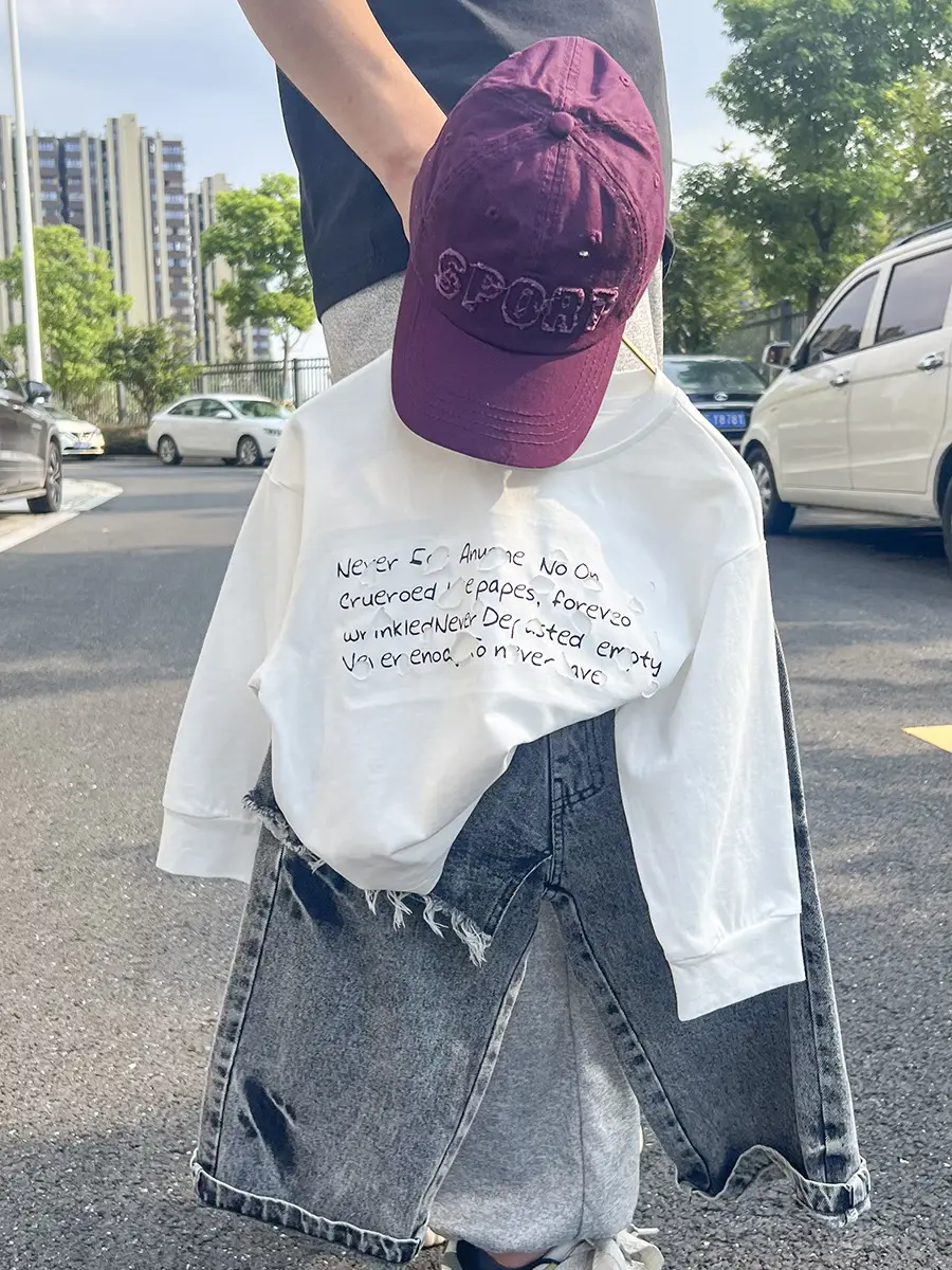Korean Style Loose Cotton T-Shirt for Boys 2025 — feature 28