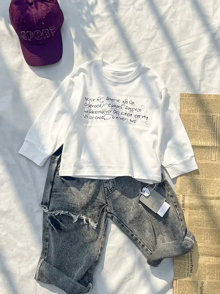 Korean Style Loose Cotton T-Shirt for Boys 2025 — feature 30