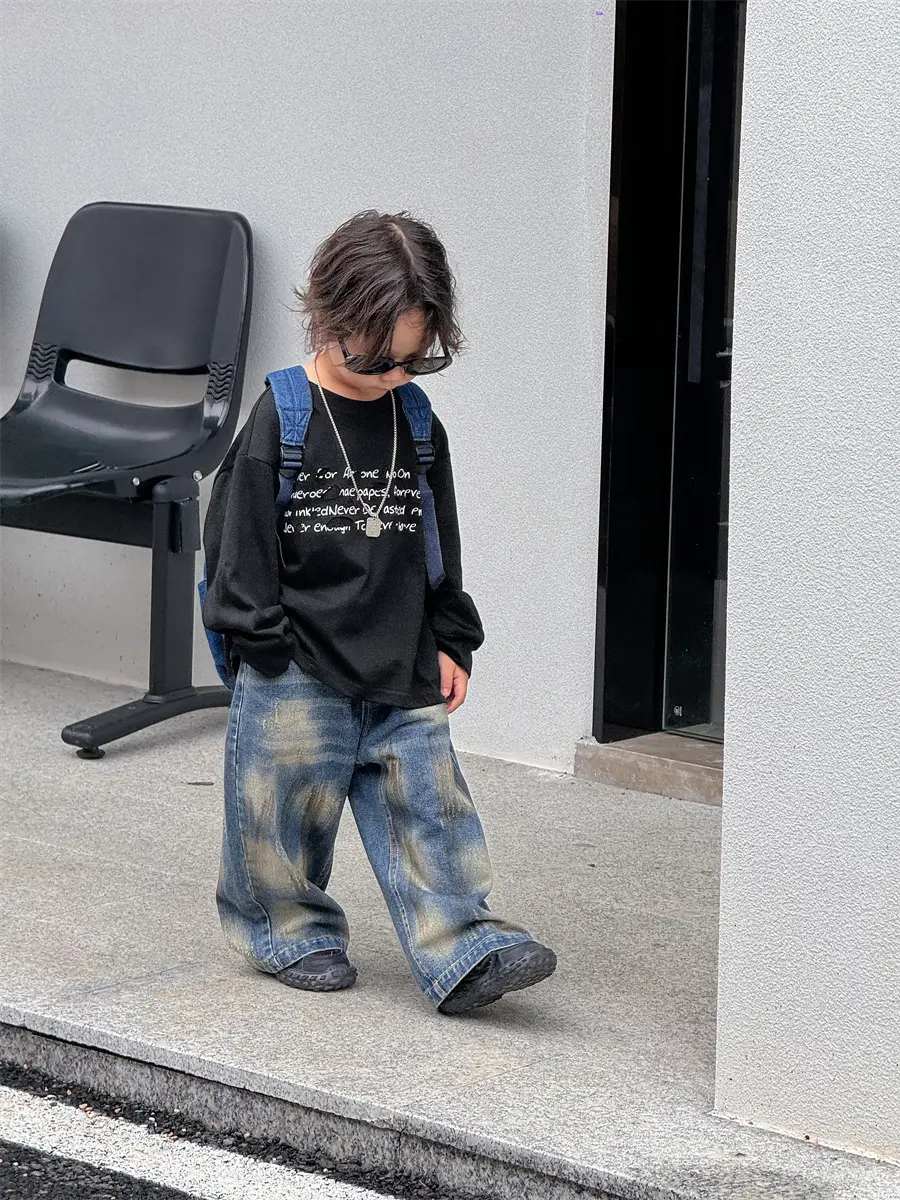 Korean Style Loose Cotton T-Shirt for Boys 2025 — feature 5