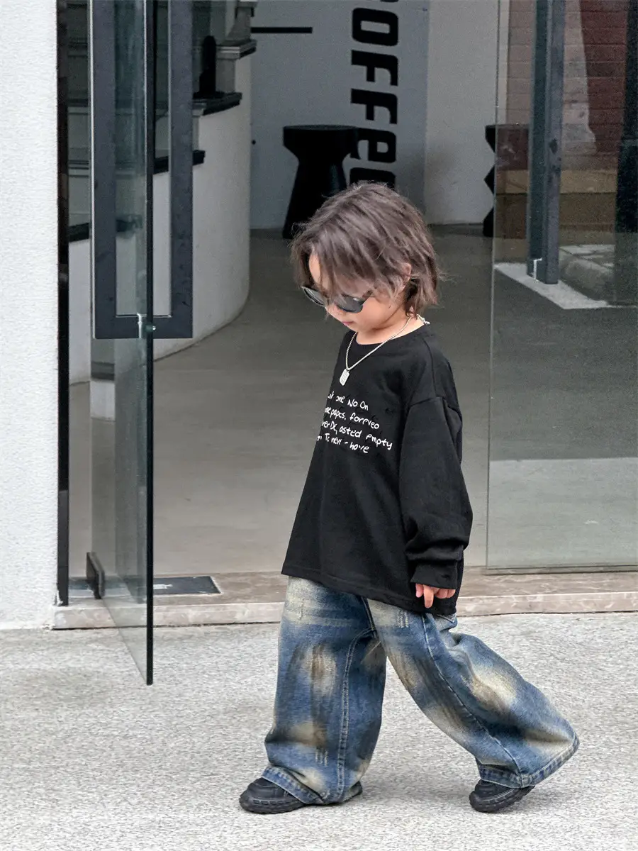Korean Style Loose Cotton T-Shirt for Boys 2025 — feature 9
