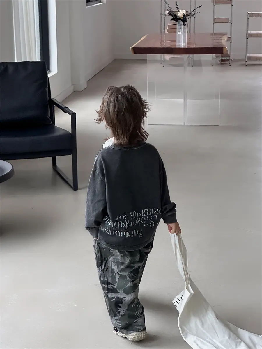 Boys Korean Style Loose Autum T-Shirt 2025 — feature 10