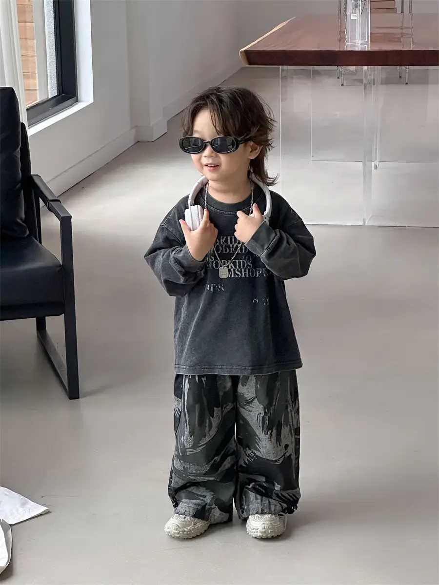 Boys Korean Style Loose Autum T-Shirt 2025 — feature 17