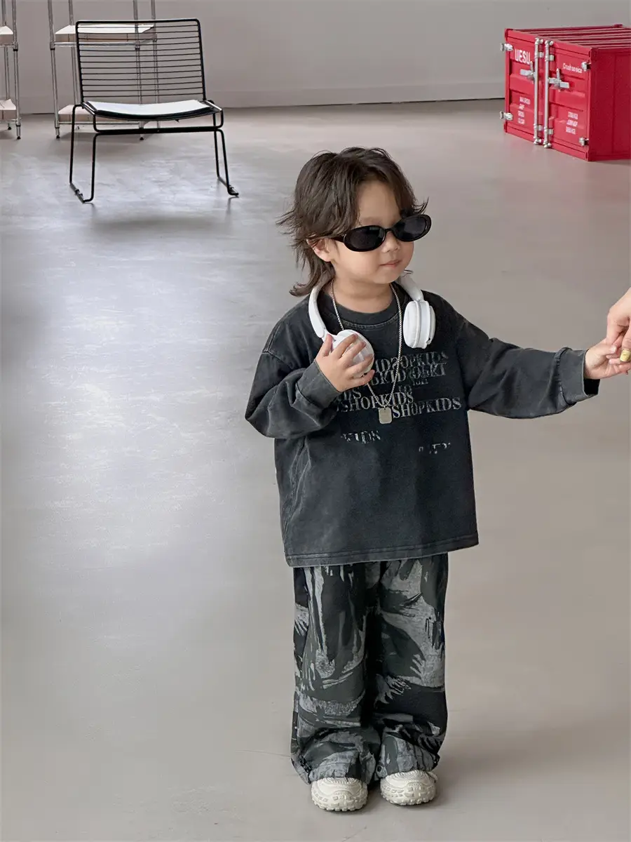 Boys Korean Style Loose Autum T-Shirt 2025 — feature 19