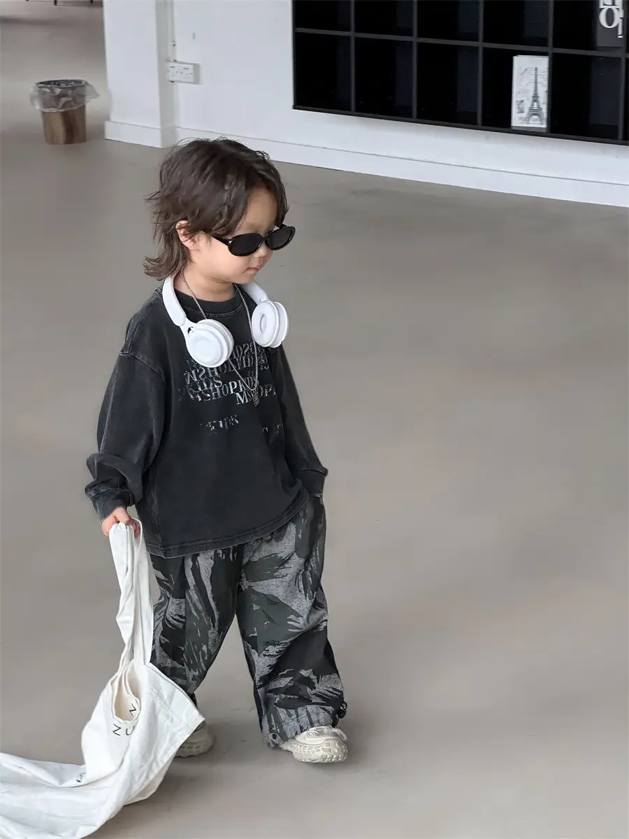 Boys Korean Style Loose Autum T-Shirt 2025 — feature 22