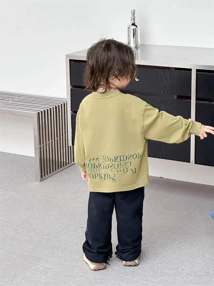 Boys Korean Style Loose Autum T-Shirt 2025 — feature 25