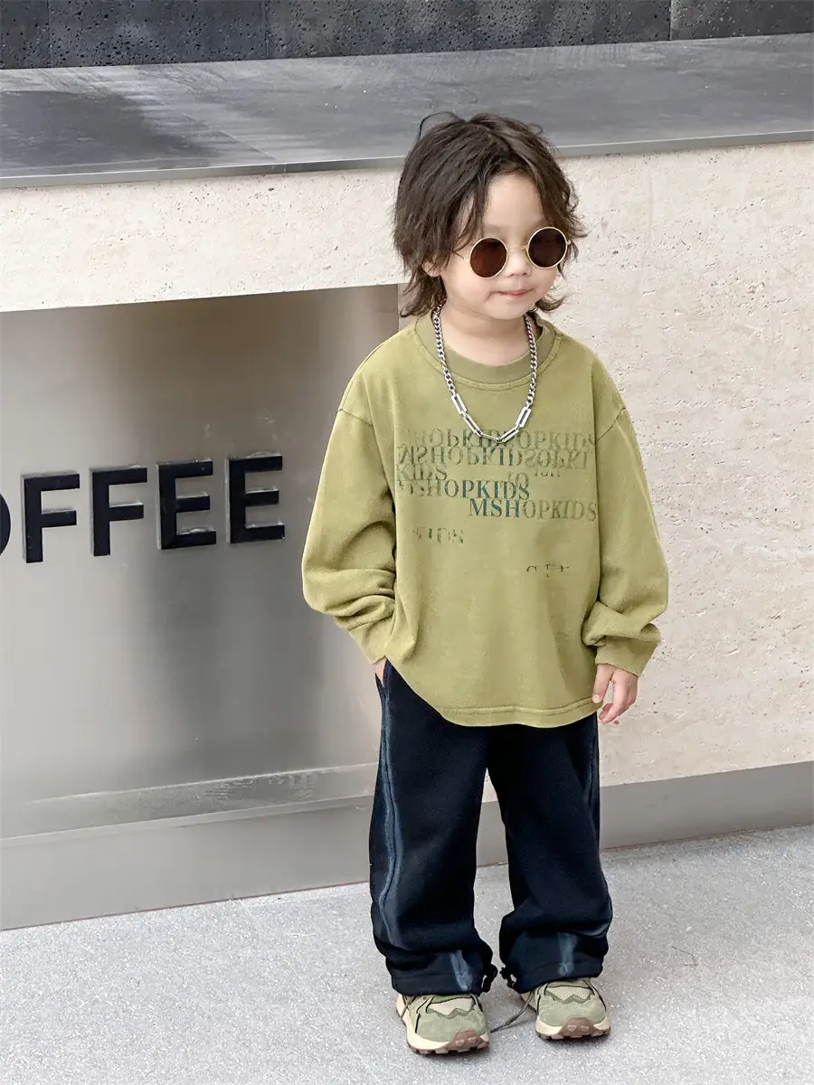 Boys Korean Style Loose Autum T-Shirt 2025 — feature 27