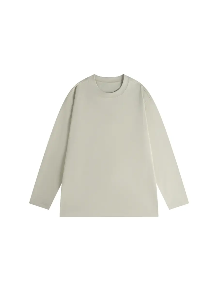 Japanese 230g Long Sleeve T-Shirt White Men Winter - Image 9