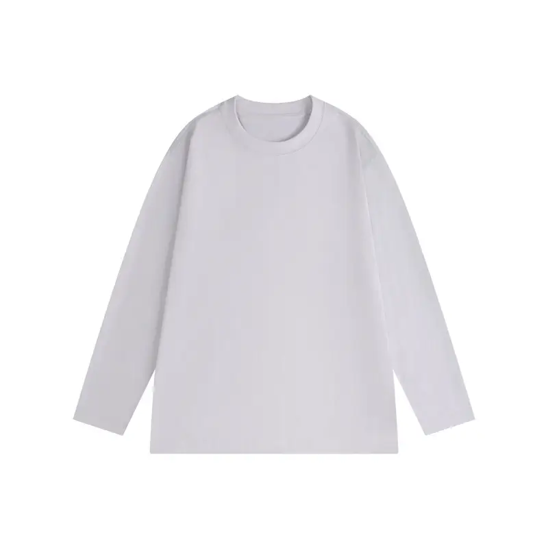 Japanese 230g Long Sleeve T-Shirt White Men Winter - Image 4