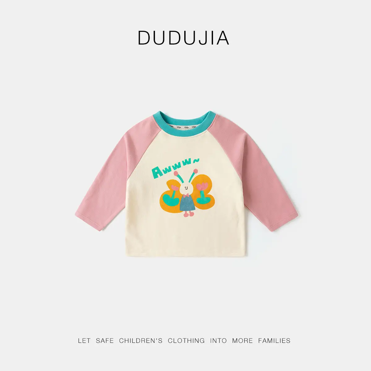 Dudu's Baby Long Sleeve T-Shirt Cream Red Spring Kids