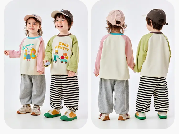 Dudu's Baby Long Sleeve T-Shirt Cream Red Spring Kids — feature 19