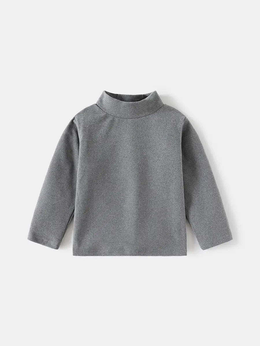 Blue German Velvet T-Shirt for Boys Autumn Winter - Image 4