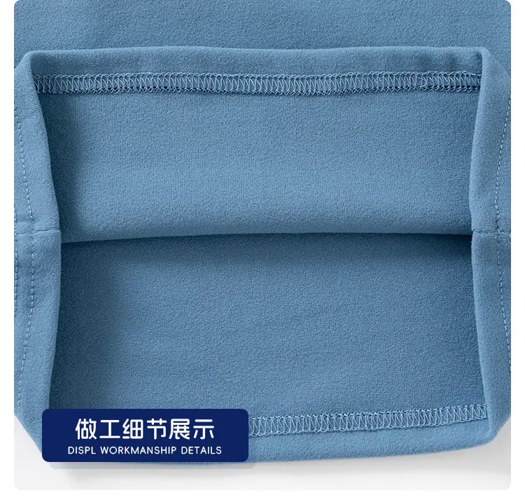 Blue German Velvet T-Shirt for Boys Autumn Winter — feature 19