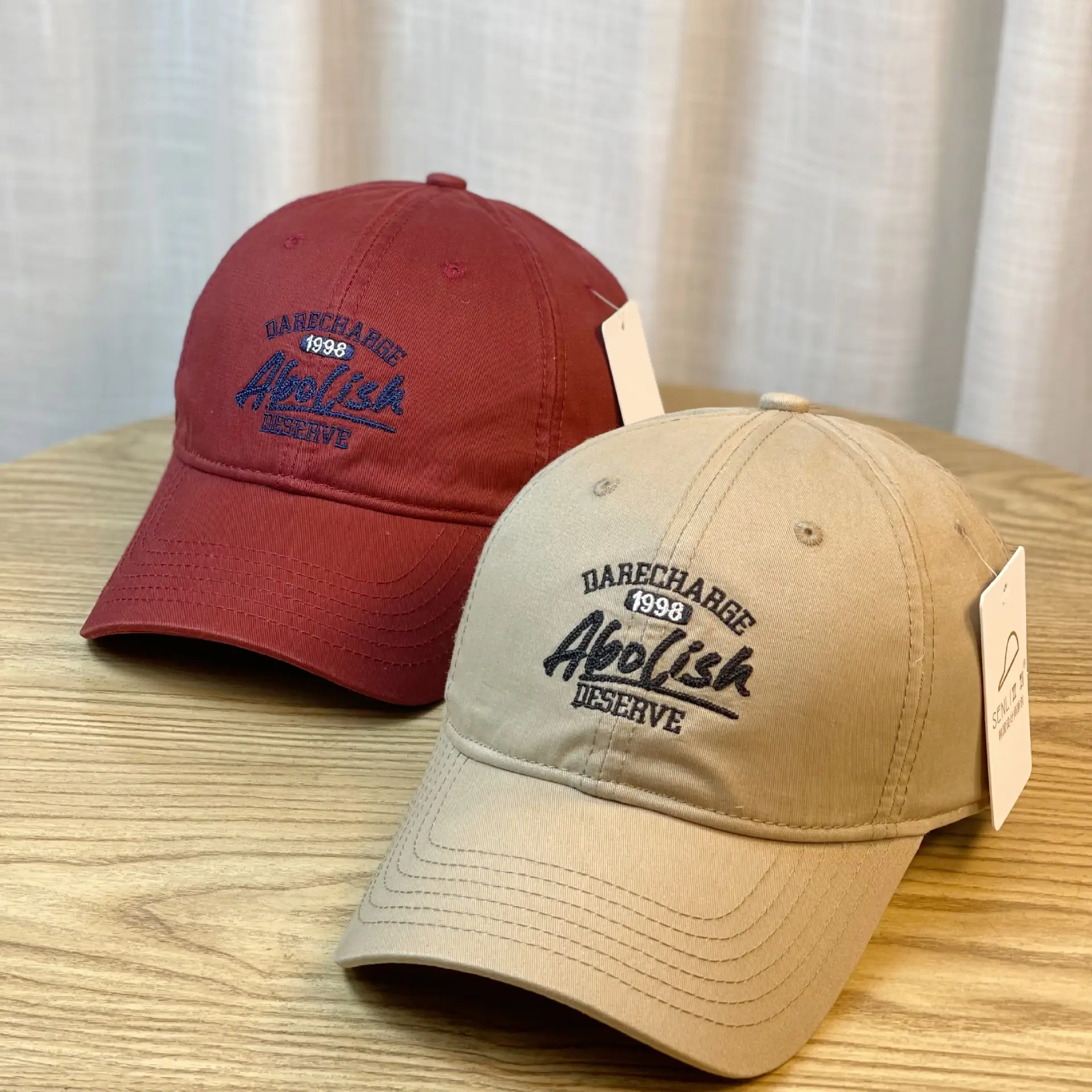 Korean Style Embroidered Baseball Cap for Kids Spring Autumn