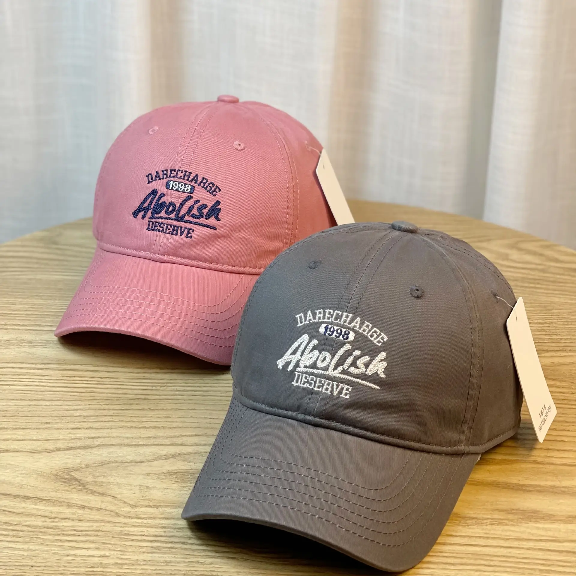 Korean Style Embroidered Baseball Cap for Kids Spring Autumn