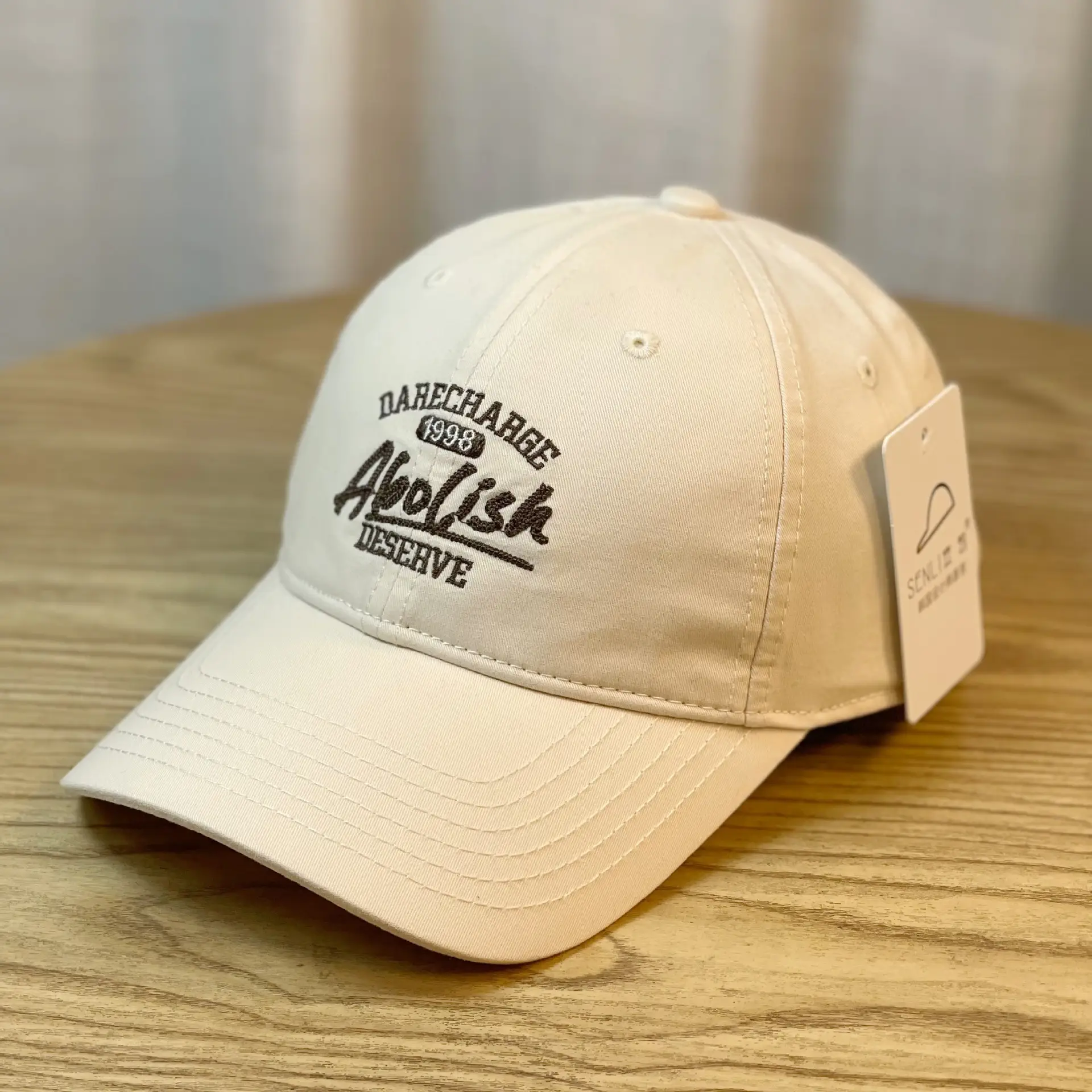 Korean Style Embroidered Baseball Cap for Kids Spring Autumn