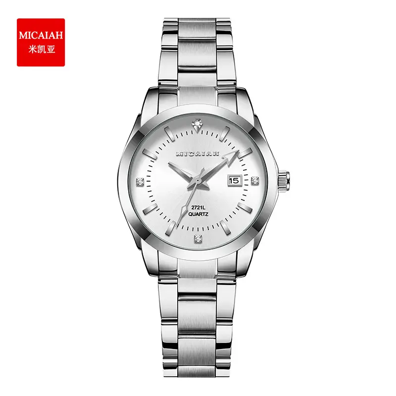 Men's Stainless Steel Waterproof Watch with Cross-Border Calendar - Image 2