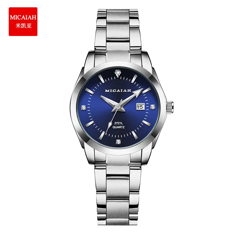 Men's Stainless Steel Waterproof Watch with Cross-Border Calendar - Image 4