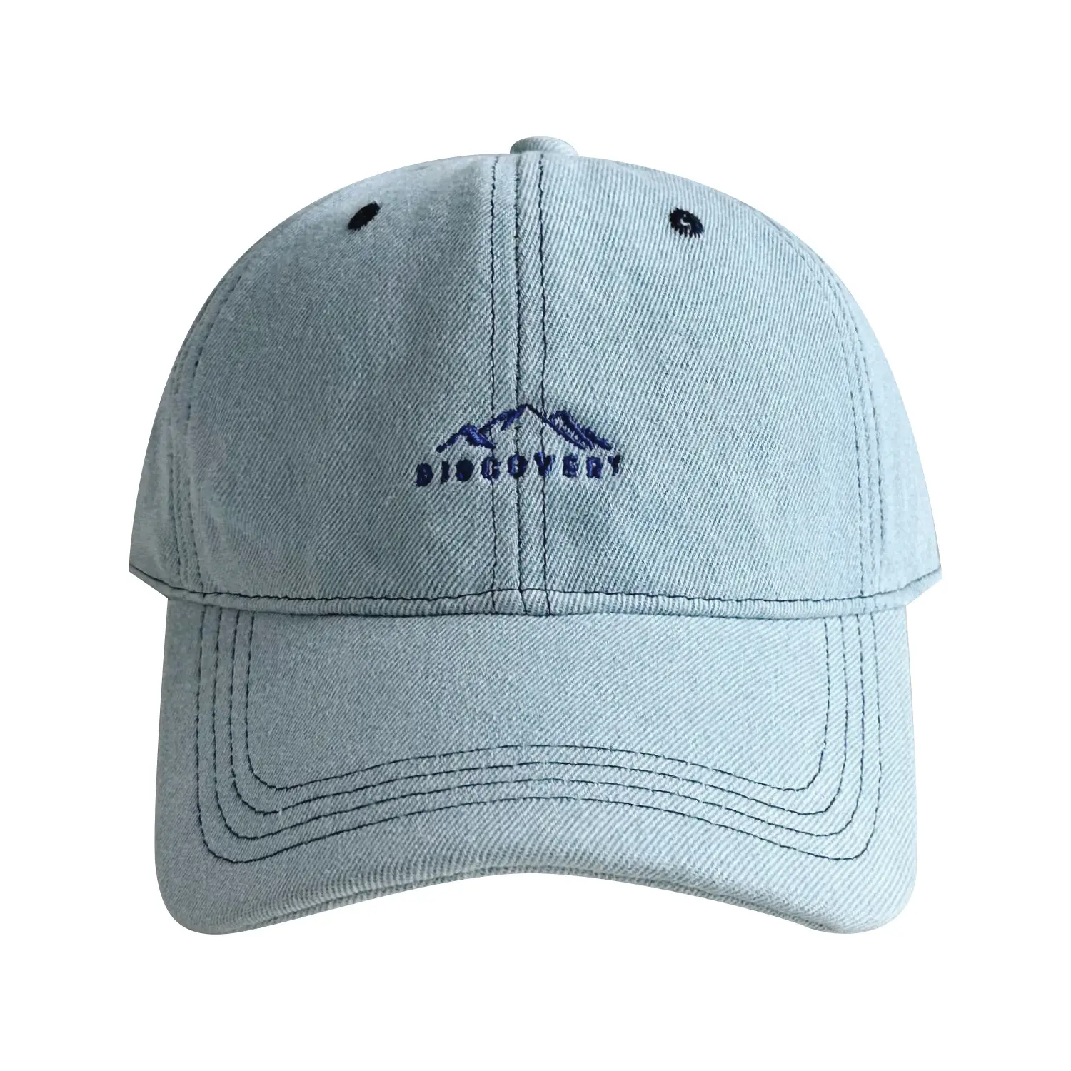 Alphabet Peak Embroidered Denim Cap Women's Autumn Casual All-match Fashion Showy Face Small Men's Duck Tongue Hat Trendy - Image 10