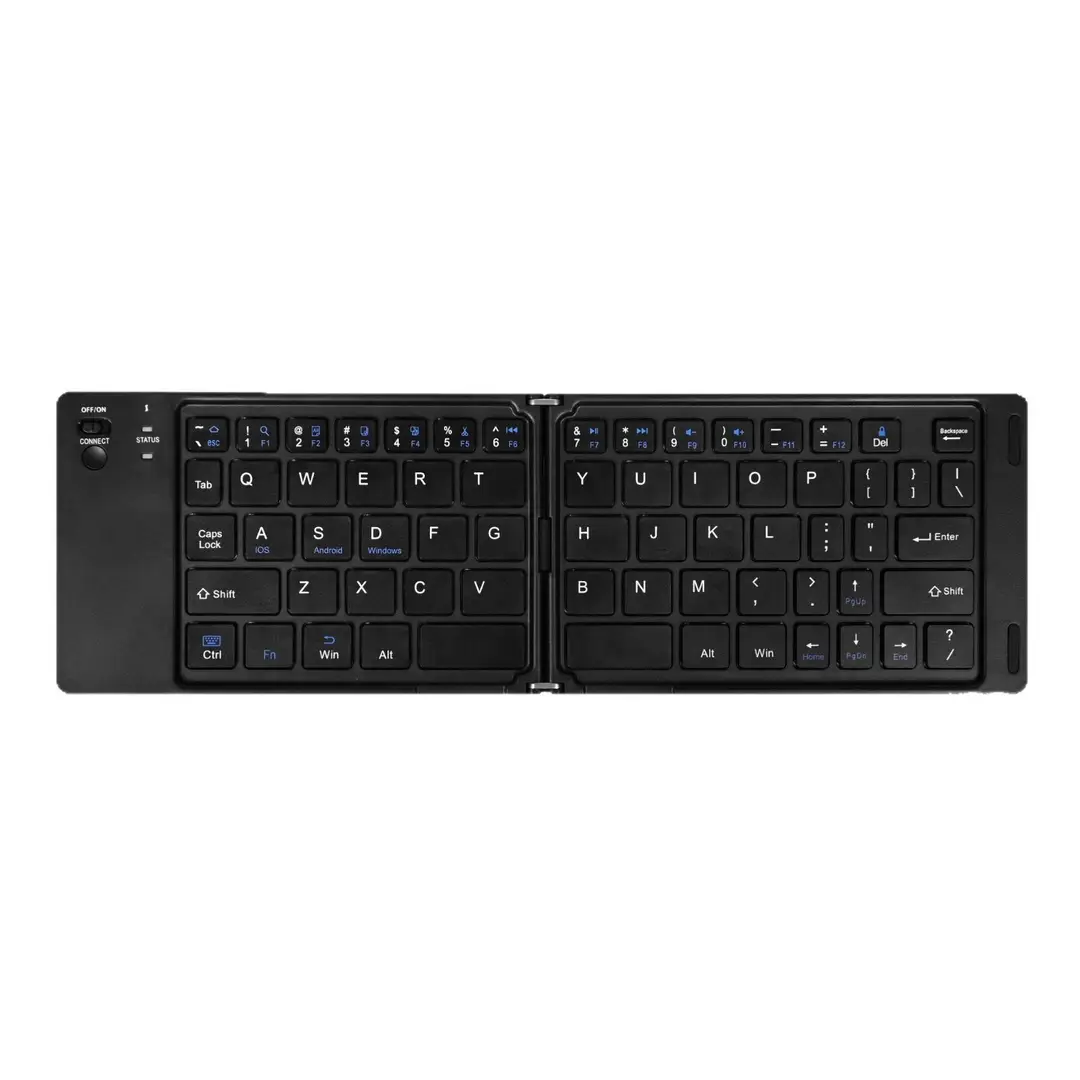 Bluetooth Folding Keyboard Wireless Tablet Universal Portable Waterproof Rechargeable Ultra-Thin Mini External Keyboard - Image 7