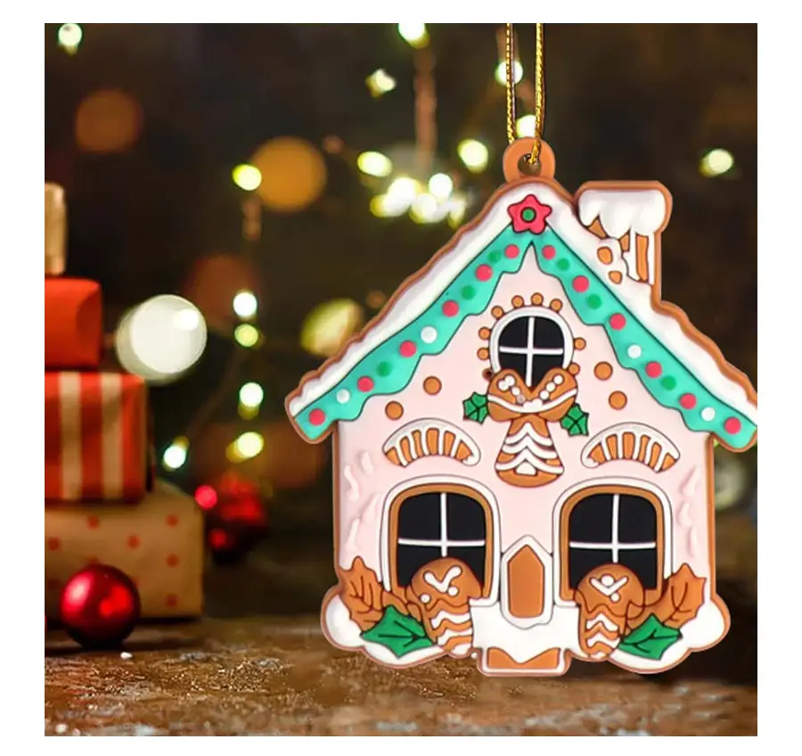 Christmas Gingerbread Man Ornaments Bar Code Sticking — feature 10