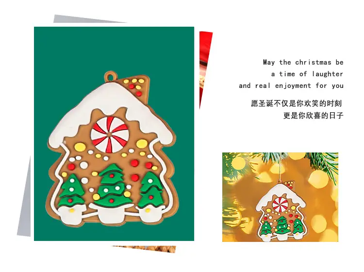 Christmas Gingerbread Man Ornaments Bar Code Sticking — feature 13