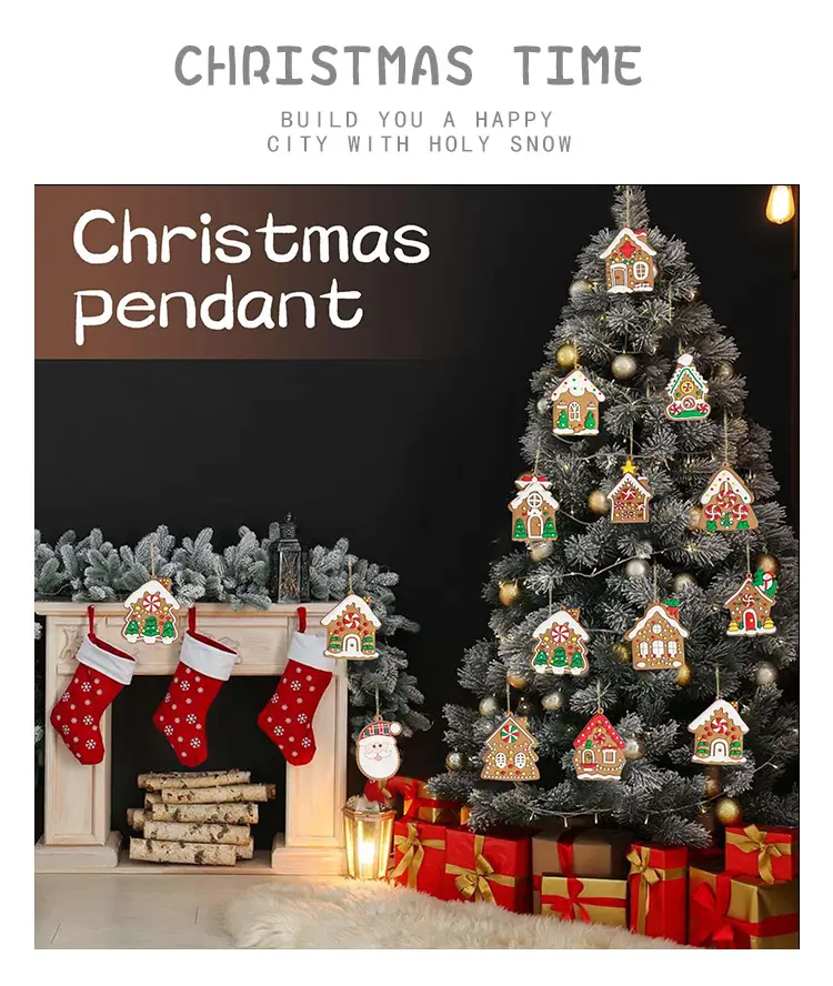 Christmas Gingerbread Man Ornaments Bar Code Sticking — feature 15