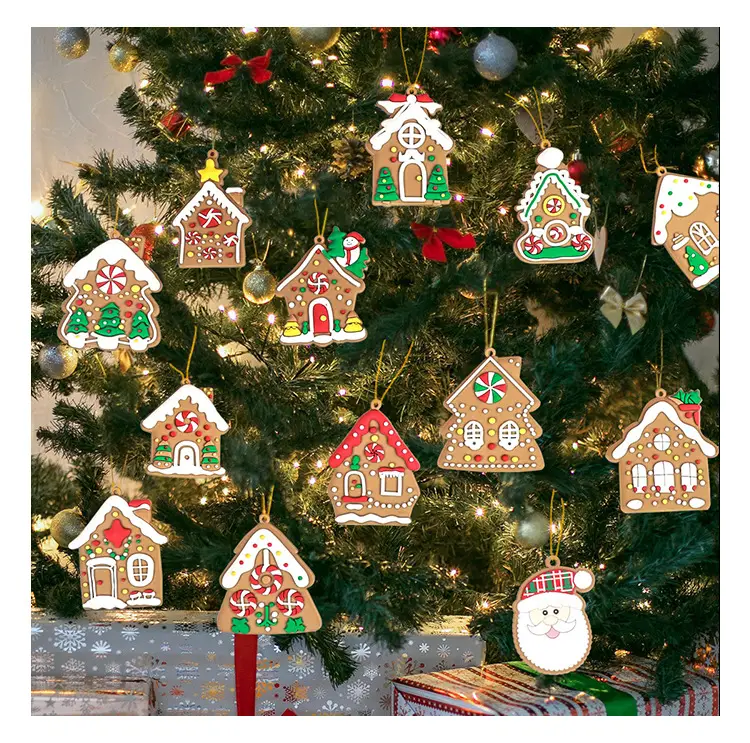Christmas Gingerbread Man Ornaments Bar Code Sticking — feature 17