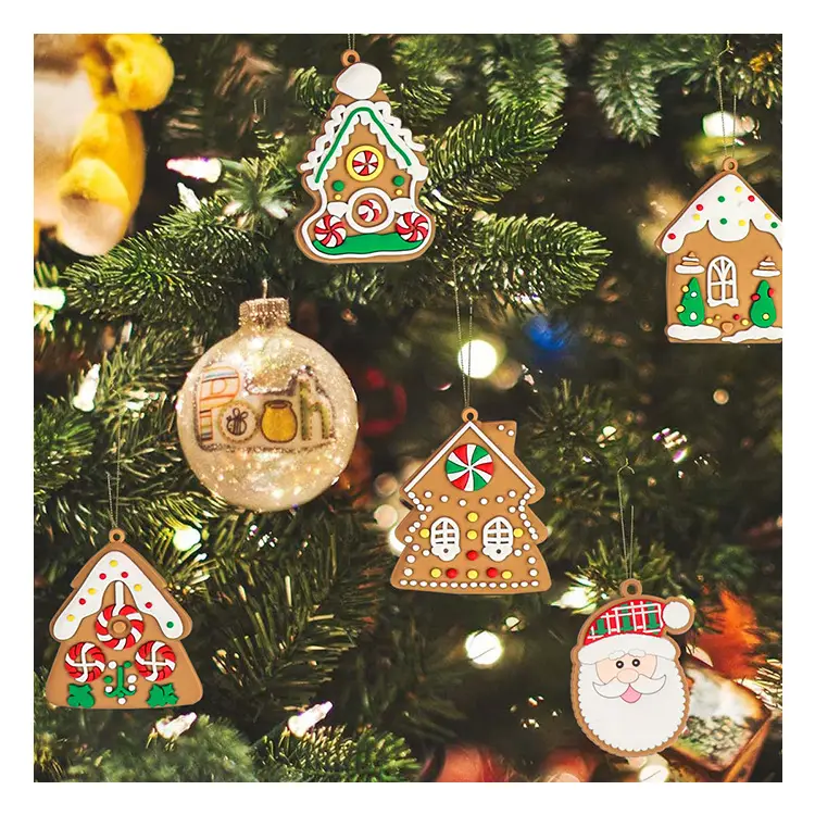 Christmas Gingerbread Man Ornaments Bar Code Sticking — feature 18