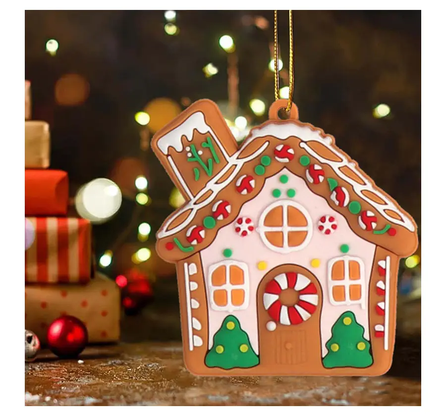 Christmas Gingerbread Man Ornaments Bar Code Sticking — feature 9